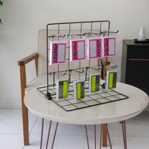 Expositor para Chaveiro e Bijuteria 0,30 x 0,30m com 8 Ganchos