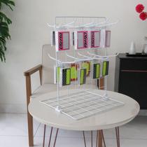 Expositor para Chaveiro e Bijuteria 0,30 x 0,40m com 16 Ganchos