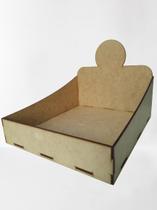 Expositor para Doces e Brownies G - MDF Cru 3mm - Ideal para Festas e Eventos