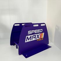 Expositor para Pneu Agrícola - Modelo Maior (Padrão) com Chapas Laterais em Aço Rampas Maki