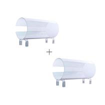 Expositor Para Tiara 29cm Acrílico Cristal - KIT COM 2 UNID