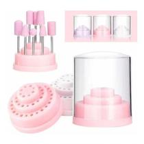 Expositor Porta Brocas Cerâmica Diamantadas Unhas De Gel Expositor Porta Brocas Cerâmica Diamantadas Unhas De Gel