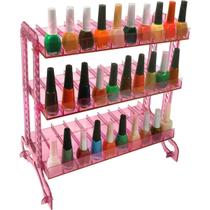 Expositor Porta Esmaltes Display Acrílico Inquebrável - Santa Clara