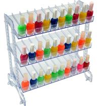 Expositor Porta Esmaltes Display Acrílico Inquebrável - Santa Clara Expositor Porta Esmaltes Display Acrílico Inquebrável - Santa Clara