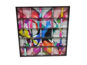 Expositor Porta Esmaltes Organizador Fundo Decorativo