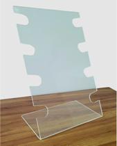 Expositor Porta Óculos Acrílico Cristal 4 Lugares
