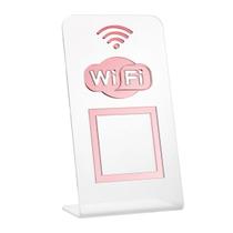 Expositor QR Code WI-FI - Cristal com Rosé