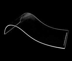 Expositor Rampa para correntes acrilico transparente