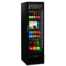 Expositor Refrigerador Vertical VB28RH Geladeira All Black 324 Litros Metalfrio 110 V