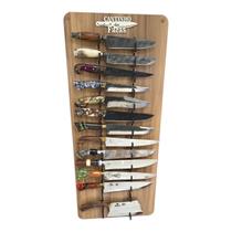 Expositor suporte Para 15 Facas Para Fixação Na Parede Expositor suporte Para 15 Facas Para Fixação Na Parede