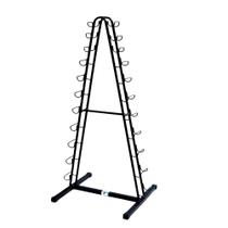 Expositor Suporte para Halter / Capacidade 10 Pares de Halteres / Preto