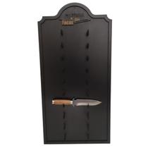 Expositor suporte parede p/ facas mdf preto