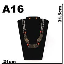 Expositor Veludo Para Colar Busto Clássico Grande