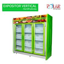 Expositor Vertical 03 Portas Polar Hortifrúti MASPV-190 220v