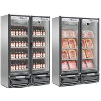 Expositor Vertical 2 Portas De Vidro Gcbc950 Gelopar Refrigerador 957 Litros Inox 220v Expositor Vertical 2 Portas De Vidro Gcbc950 Gelopar Refrigerador 957 Litros Inox 220v
