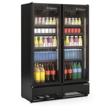 Expositor Vertical 2 Portas GCVR950CB All Black Gelopar 220V Expositor Vertical 2 Portas GCVR950CB All Black Gelopar 220V