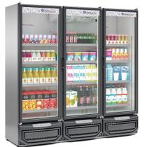 Expositor Vertical 3 Portas GCVR1450 Inox 220V Gelopar Expositor Vertical 3 Portas GCVR1450 Inox 220V Gelopar