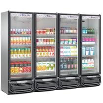 Expositor Vertical 4 Portas GCVR1950 Inox 220V Gelopar Expositor Vertical 4 Portas GCVR1950 Inox 220V Gelopar