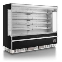 Expositor Vertical Aberto Gsto2400 Gelopar Expositor Aberto Gsto2400 220v Preto
