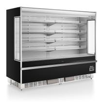 Expositor Vertical Aberto GSTO2400 Preto 220v Gelopar
