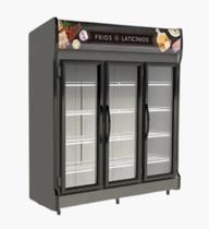 Expositor Vertical Conservex AS3E de 3 Portas 1050 Litros