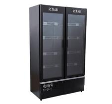Expositor Vertical Refrigerado Polar 1,15M 2 Portas Extra Frio All Black Infinite EVPIEF115 220V Expositor Vertical Refrigerado Polar 1,15M 2 Portas Extra Frio All Black Infinite EVPIEF115 220V