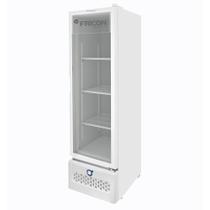 Expositor Vertical Tripla Ação Porta de Vidro 284 Litros Fricon VCET284-1V000 Branco 127V