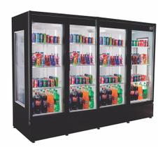 Expositor Vertical Visa Cooler Quadruplo 2300 Litros RF008 Frilux