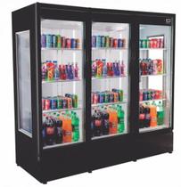 Expositor Vertical Visa Cooler Triplo 1800 Litros RF007 Frilux