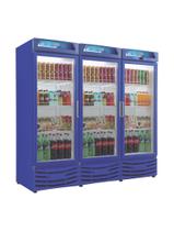 Expositor Vertical Visa Cooler Triplo 1800 Litros RF007 Frilux