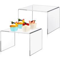 Expositores de acrílico RattanView RattanView 20x20x15cm 2 unidades Expositores de acrílico RattanView RattanView 20x20x15cm 2 unidades