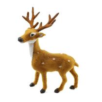 Expositores de ornamento de férias 20 cm simulação yesfit veado enfeite de natal alce brinquedo de pelúcia decorações de natal