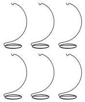 Expositores de ornamentos Creative Hobbies 25 cm pretos x6