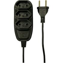 Ext Ilumi Pl 0,75 10Mt 10A Preto 17932 Ext Ilumi Pl 0,75 10Mt 10A Preto 17932