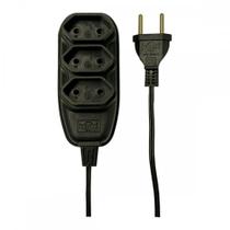 Ext Ilumi Pl 0,75 10Mt 10A Preto 17932 Ext Ilumi Pl 0,75 10Mt 10A Preto 17932