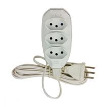 Ext Techna Pl 0,75 10Mt 2P+T10A Branco Ext Techna Pl 0,75 10Mt 2P+T10A Branco