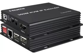 Extender Hdmi 300mts Via Rede Com Kvm Cat5/6 Mouse Teclado