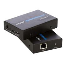 Extender Hdmi Tx/rx 60 Metros, 1080p, C/fonte - Via Cabo de Rede