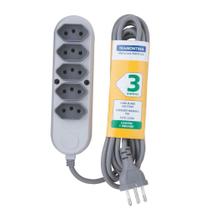 Extensão 03M Pp 2P+T 5 Saídas Tramontina Extensão 03M Pp 2P+T 5 Saídas Tramontina