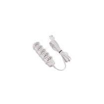 Extensão 05M Pl 5 Saídas Tripolar Branco Extensão 05M Pl 5 Saídas Tripolar Branco