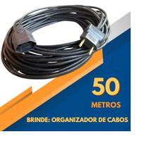 Extensão 10a Cordão Prolongador Alta Potência 50mt 2x1,5 - Bokz