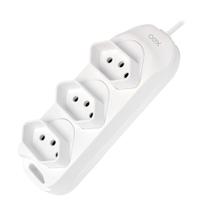 Extensao 1,5 metros 3 tomadas triplas branca oex tm100