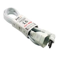 Extensão 1,5 metros Blindada 20A Para Microondas Fritadeiras Aquecedores Tripolar Extensão 1,5 metros Blindada 20A Para Microondas Fritadeiras Aquecedores Tripolar