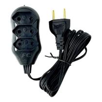 Extensão 2P 3 Metros Preto - F.C.
