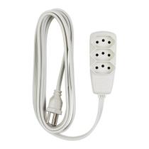 Extensão 3 Pinos 2P+T 10A 3 Tomadas Cabo Pp Com 3M Extensão 3 Pinos 2P+T 10A 3 Tomadas Cabo Pp Com 3M