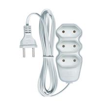 Extensao 3 Tom. Paral.2X0,75X10,00Mt 2P 10A/250V Br Megatron