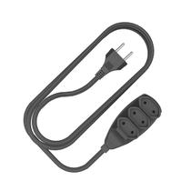 Extensão 3 Tomadas 10A 2P 3MTS Preta EXT-E002 ENERBRAS Extensão 3 Tomadas 10A 2P 3MTS Preta EXT-E002 ENERBRAS