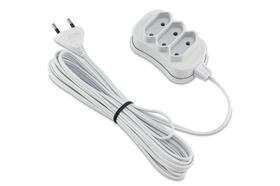 Extensao 3 tomadas slim bipolar 5 metros