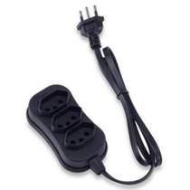 Extensao 3 Tomadas Slim Tripolar 3,0M