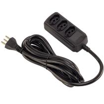 Extensão 3 Tomadas Tripolar 20 Amperes 5 Metros - 180200333 - FORCELINE Extensão 3 Tomadas Tripolar 20 Amperes 5 Metros - 180200333 - FORCELINE